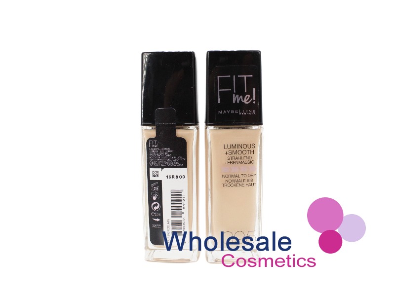 6 x Maybelline Fit Me Luminous and Smooth Foundation - 095 FAIR PORCELAIN