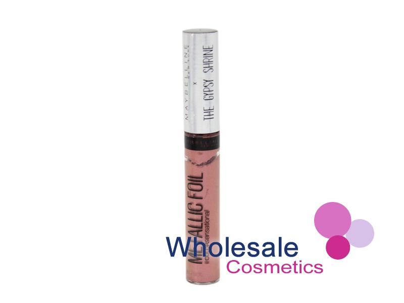 9 x Maybelline Metallic Foil The Gypsy Shrine Lip Gloss - MIDNIGHT