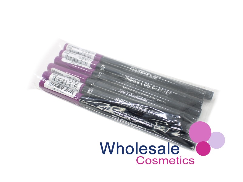 12 x L'Oreal infallible Longwear Lip Liner - 207 WUTHERING PURPLE