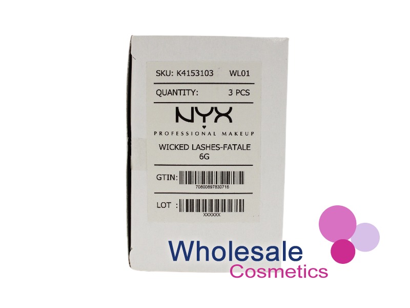 9 x NYX Professional Makeup Wicked Lashes - WL01 FATALE