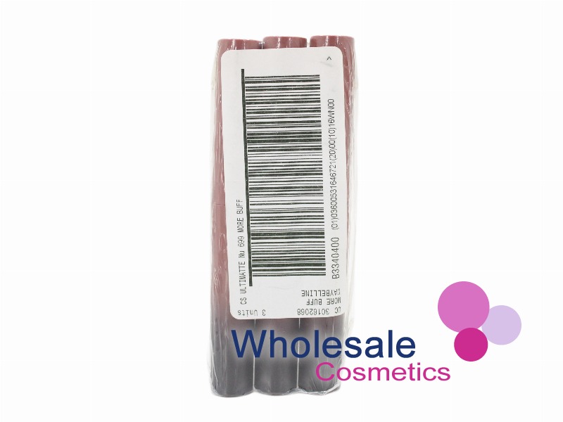 9 x Maybelline New York Color Sensational Ultimatte Lipstick - 699 MORE BUFF
