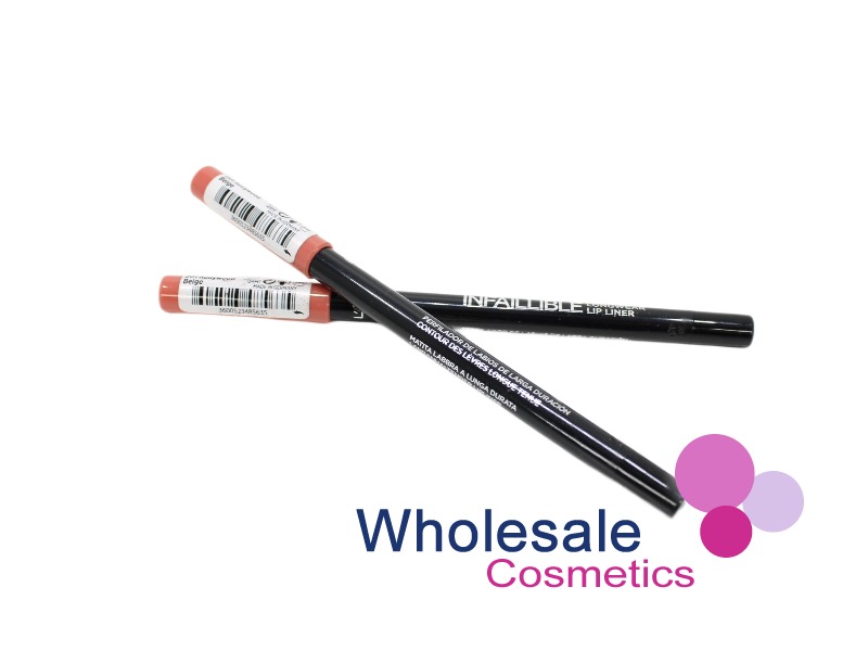 12 x L'Oreal infallible Longwear Lip Liner - 201 HOLLYWOOD BEIGE