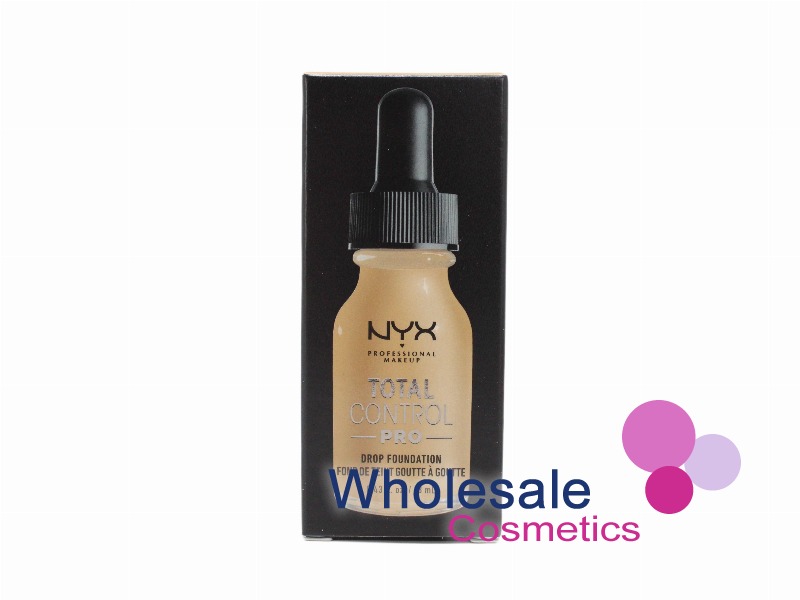 6 x NYX Total Control Drop Pro Foundation - 12 CLASSIC TAN