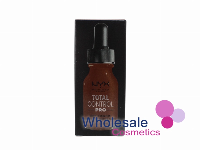 6 x NYX Total Control Drop Pro Foundation - 19 MOCHA