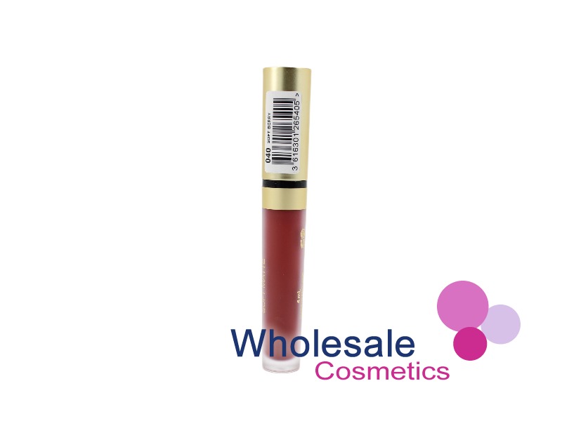 9 x Max Factor Colour Elixir Soft Matte Lip Colour - 040 SOFT BERRY