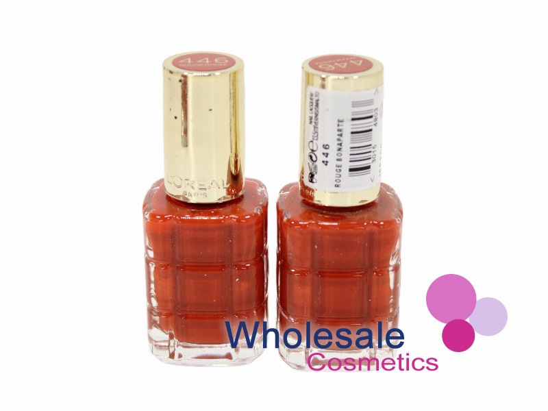 6 x L'Oreal Color Riche Nail Polish - 446 ROUGE OPERA