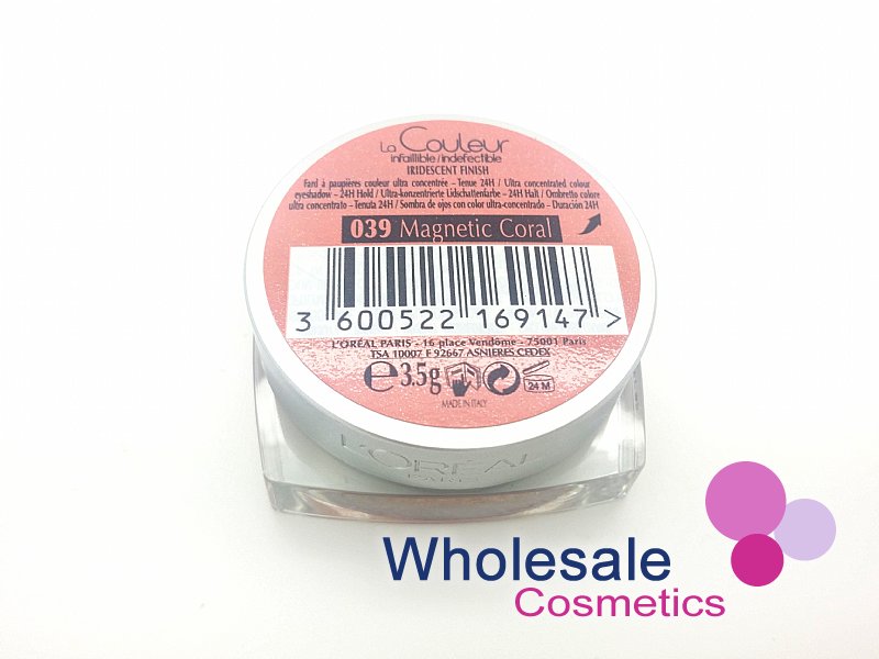 12 x L'Oreal Color Infallible Eyes 24Hr Powder Eyeshadow - 039 MAGNETIC CORAL