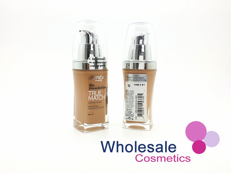 6 x L'Oreal True Match Foundation SPF17 (30 ml) - W7 GOLDEN AMBER