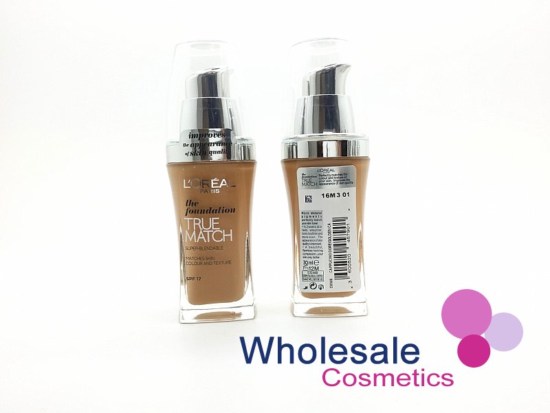 6 x L'Oreal True Match Foundation SPF17 (30 ml) - W8 GOLDEN CAPPUCCINO