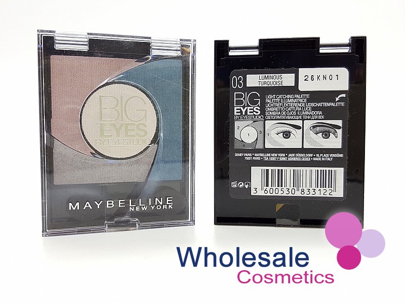 8 x Maybelline Big Eyes Eyeshadow - 03 LUMINOUS TURQUOISE
