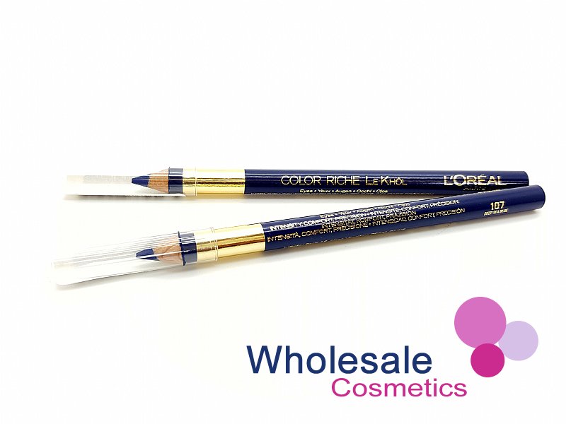 12 x L'Oreal Color Riche Le Khol Eyeliners - 107 DEEP SEA BLUE