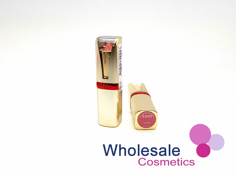 10 x L'Oreal Colour Riche Boosting Serum Lipsticks - S100 SATIN PINK
