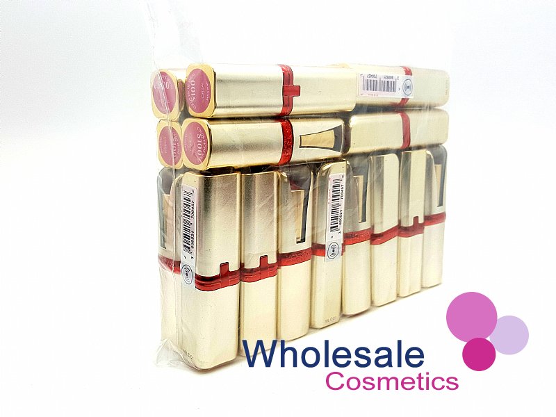 10 x L'Oreal Colour Riche Boosting Serum Lipsticks - S100 SATIN PINK