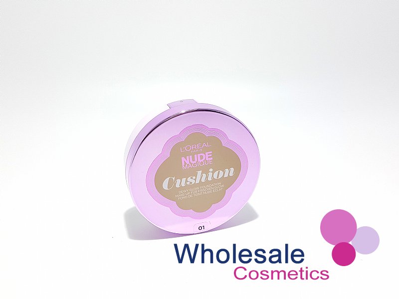 6 x L'Oreal Paris Nude Magique Cushion Foundation - 01 PORCELAIN