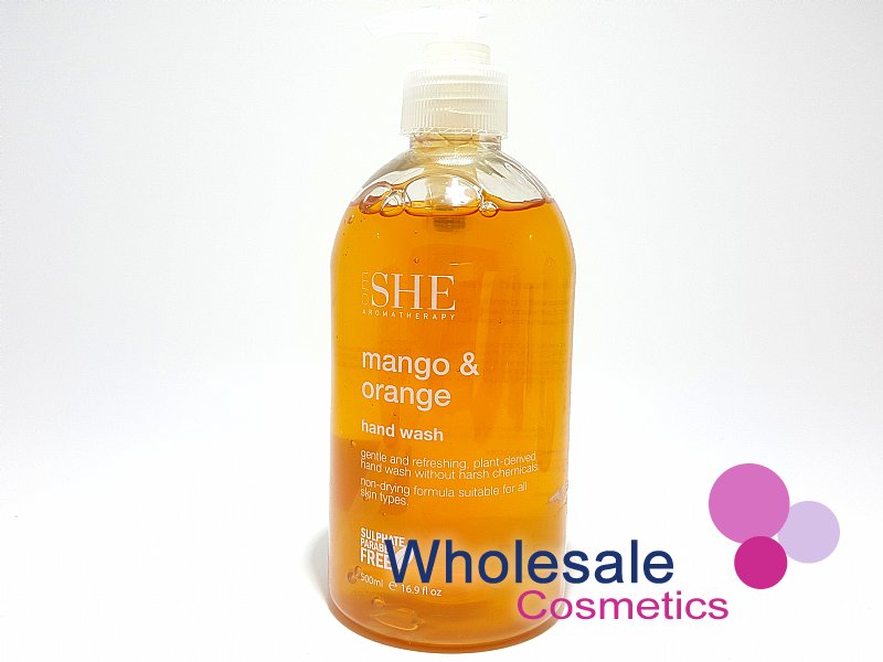 9 x Om SHE Aromatherapy Hand Wash 500ml - ASSORTED