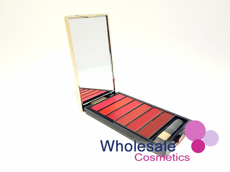 7 x L'Oreal Color Riche La Palette Gold Case Lips - RED
