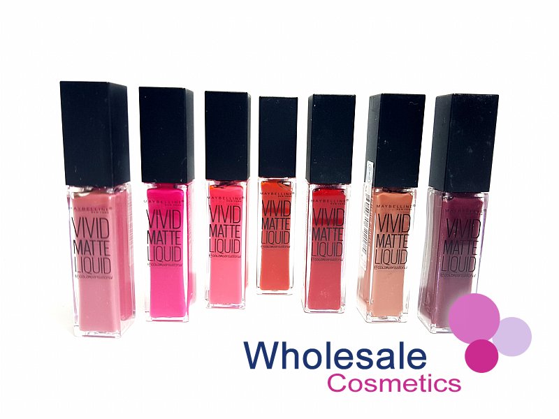 24 x Maybelline Vivid Matte Liquid Lip Gloss - ASSORTED