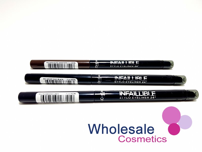 12 x L'Oreal Infallible Stylo 24 Hr Waterproof Eyeliner - 312 FLAWLESS GREY