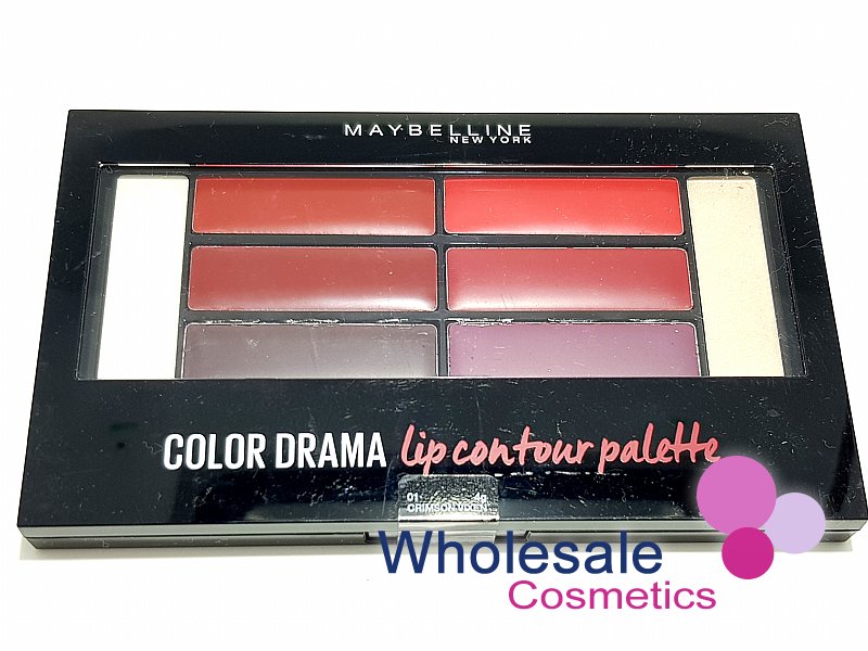 6 x Maybelline Color Drama Lip Contour Palette - 01 CRIMSON VIXEN