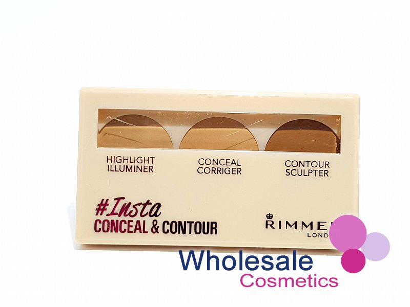 12 x Rimmel Insta Conceal & Contour Palette - 020 MEDIUM