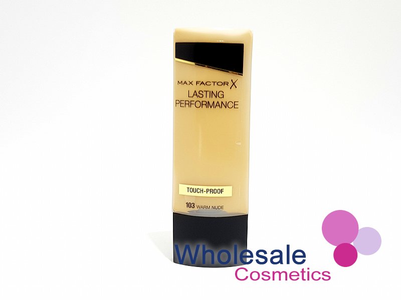 6 x Max Factor Lasting Performance Touch Proof Foundation - 103 WARM NUDE
