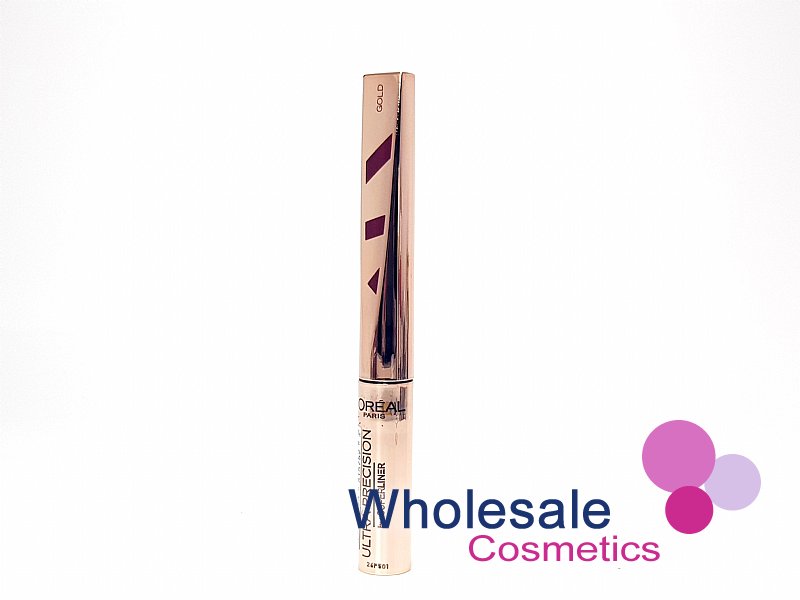 12 x L'Oreal SuperLiner Ultra Precision Merry Metals Eyeliner - 03 Gold