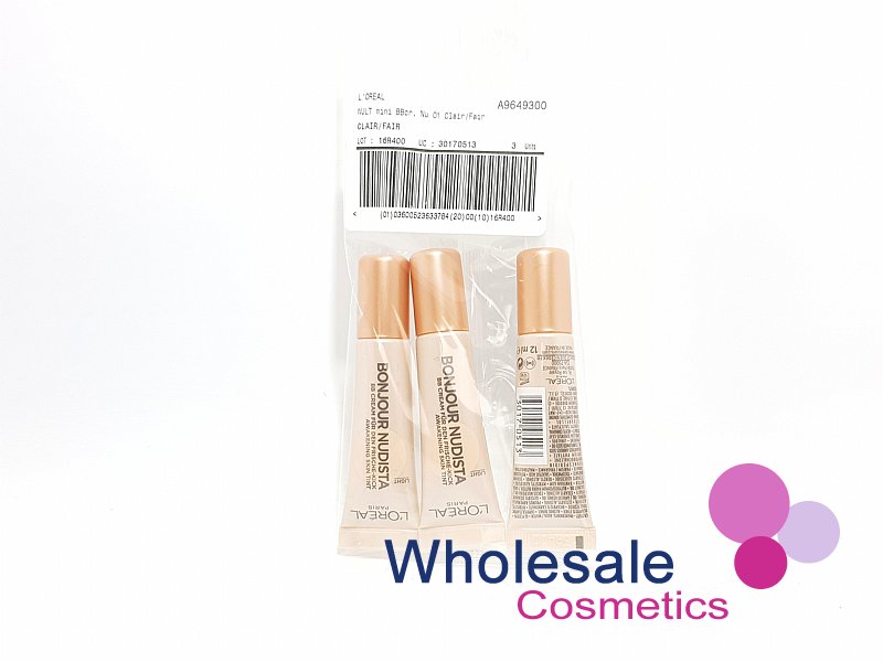 12 x L'Oreal Bonjour Nudista BB Cream 12ML - 01 FAIR
