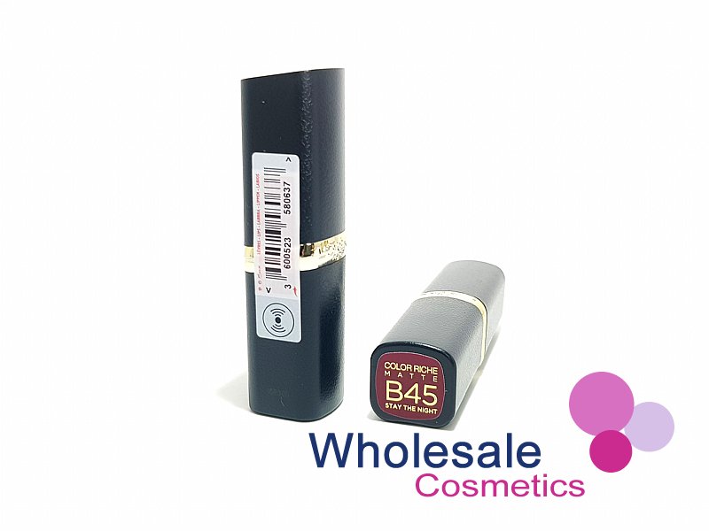 12 x L'Oreal Color Riche Matte Lipsticks - B45 Stay The Night