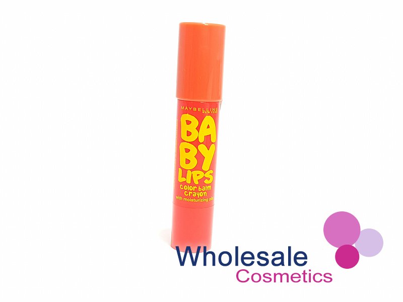 12 x Maybelline Baby Lips Color Crayon - 010 SUGARY ORANGE