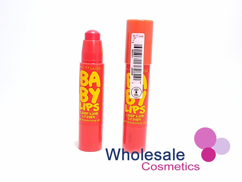 12 x Maybelline Baby Lips Color Crayon - 010 SUGARY ORANGE