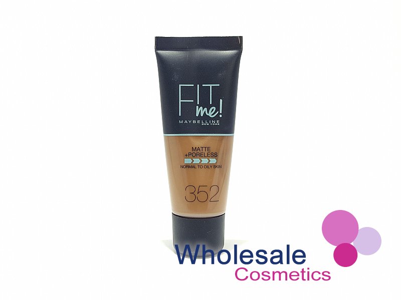 6 x Maybelline Fit Me Matte & Poreless Liquid Foundation - 352 TRUFFLE