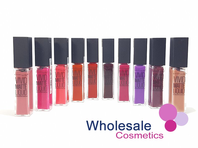 24 x Maybelline Vivid Matte Liquid Lip Gloss - ASSORTED