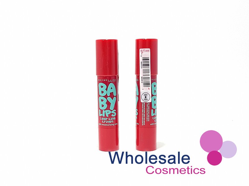 9 x Maybelline Baby Lips Color Crayon - 005 CANDY RED