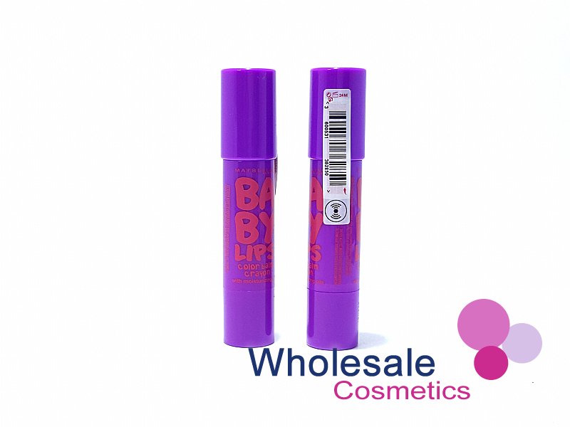 9 x Maybelline Baby Lips Color Crayon - 025 PLAYFUL PURPLE