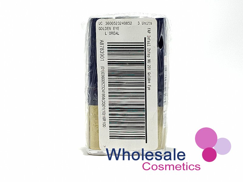 12 x L'Oreal Paris Infallible Eyeshadow Paint - 201 GOLDEN EYE