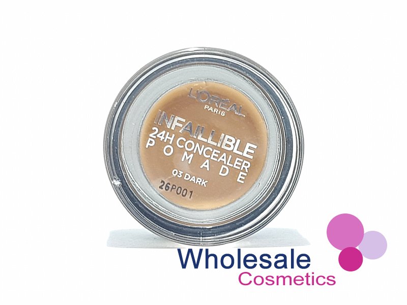 6 x L'Oreal Paris Infallible 24H Concealer Pomade - 03 DARK