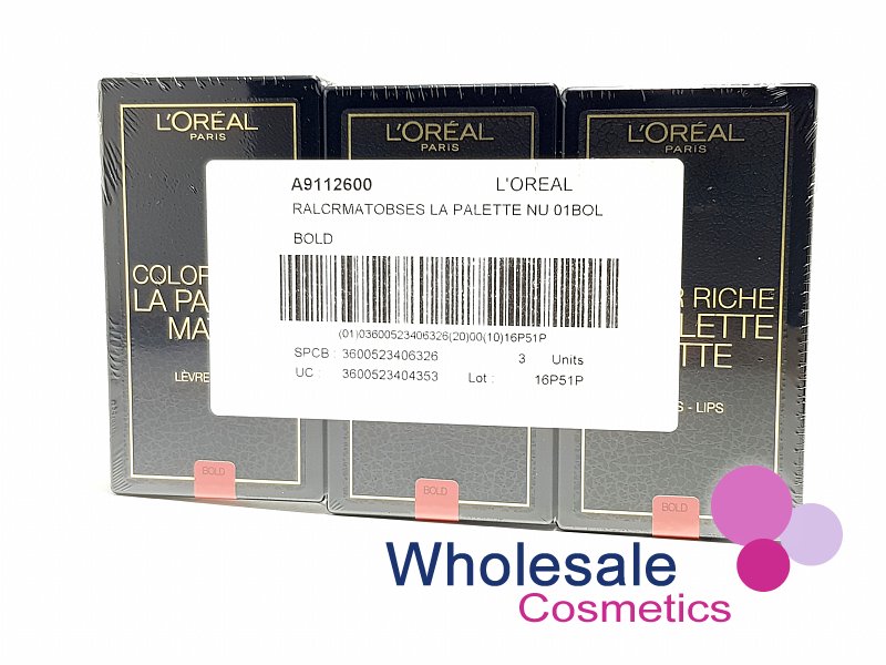 9 x L'Oreal Color Riche La Palette Matte Lips - BOLD