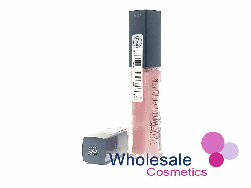 9 x Maybelline Vivid Hot Lacquer Lip Gloss - 66 TOO CUTE