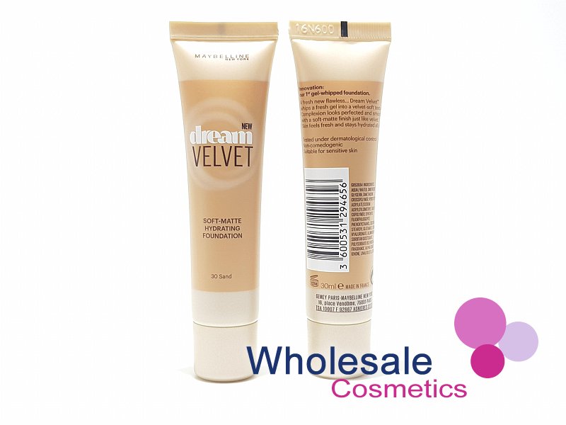 6 x Maybelline Dream Velvet Foundation - 30 SAND