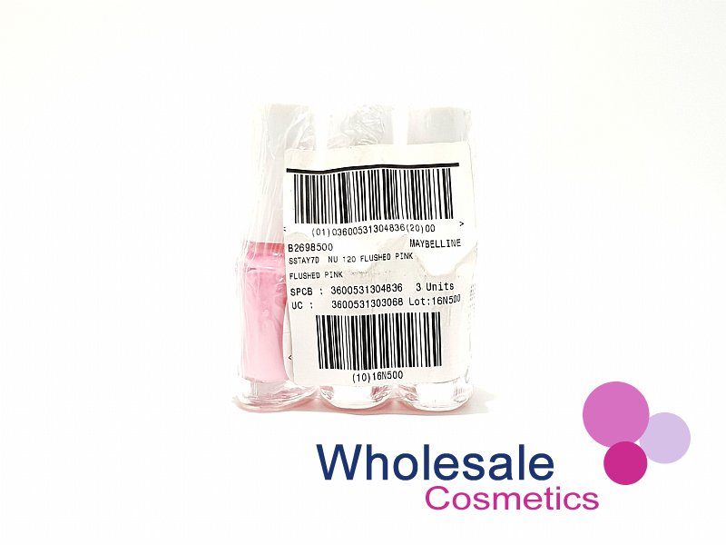 1 x Maybelline Superstay 7 Days Gel Nail Colour - 120 FLUSHED PINK