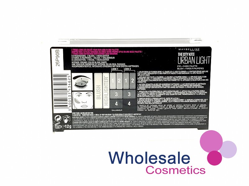 6 x Maybelline The City Kits Urban Light Eye & Cheek Palette