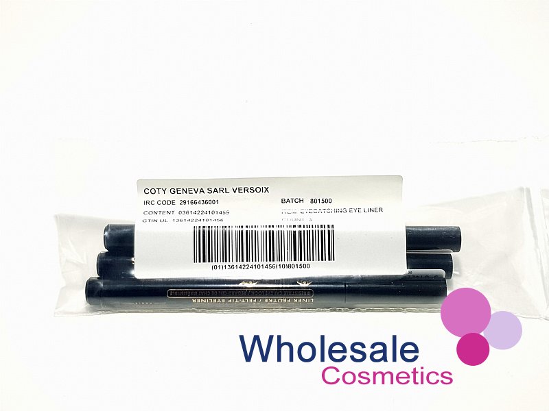 12 x Bourjois Eye Catching Liner Feutre 24HR Felt-Tip Eyeliner - BLACK
