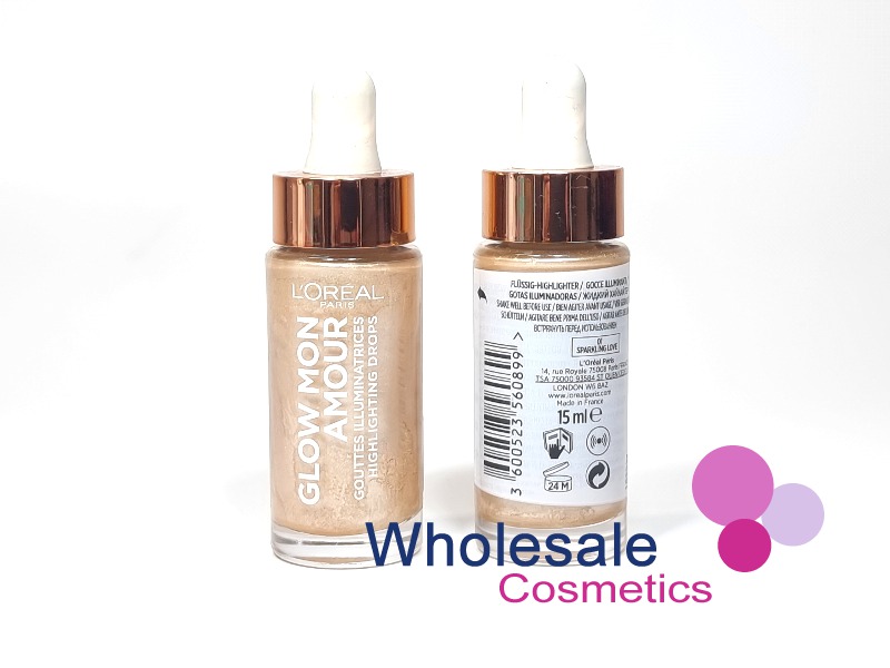 6 x L'Oreal Glow Mon Amour Highlighting Drops - 01 SPARKLING LOVE