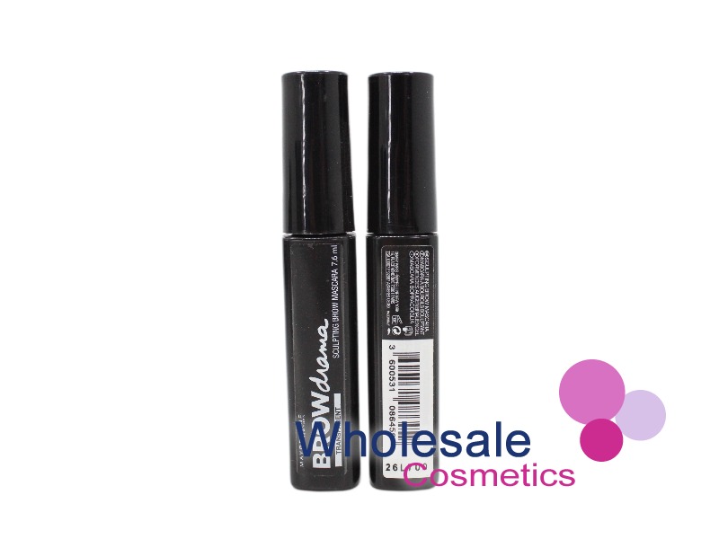 12 x Maybelline Brow Drama Sculpting Brow Mascara (7.6ml) - TRANSPARENT