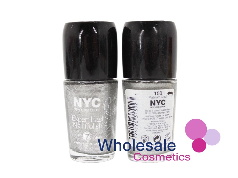 7 x NYC Expert Last Nail Polish - 150 PLATINUM CARD