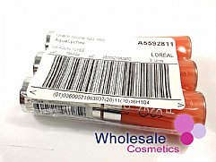 12 x L'Oreal Glam Shine Fresh & Reflexion Lip Gloss - 185 AQUA LYCHEE