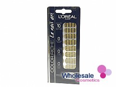 9 x L'Oreal Color Riche Le Nail Art Stickers - 008 OR LAME
