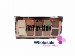3 x NYX Professional Makeup Away We Glow Shadow Palette - 02 HOOKED ON GLOW