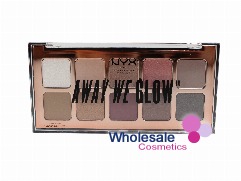 3 x NYX Professional Makeup Away We Glow Shadow Palette - 01 LOVEBEAM