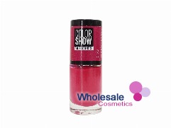 8 x Maybelline Colorshow 60 Seconds Nail Polish NO BARCODE - 6 BUBBLICIOUS